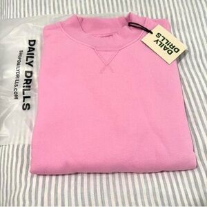 Daily Drills Taffy Oversized Heavyweight Vintage Crew- Sold Out!- Size M/L.